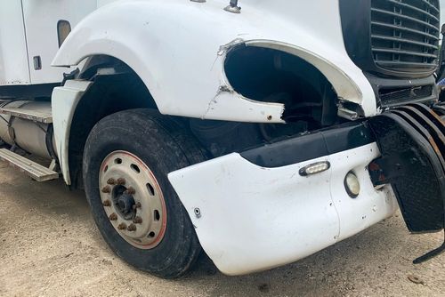 damaged truck